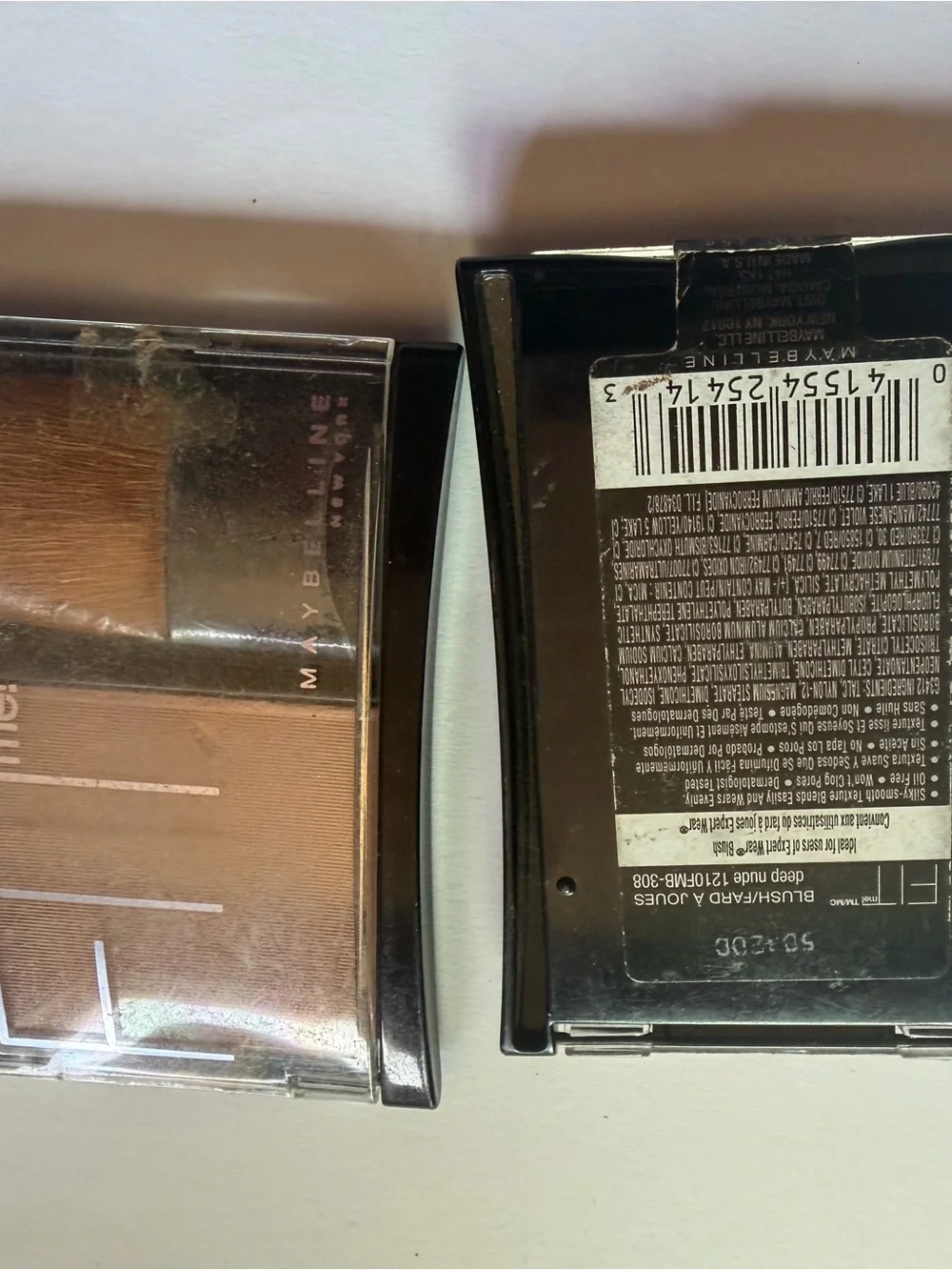 2 Maybelline Fit Me Blush Pressed Powder Cheek Color DEEP NUDE (New/Sealed)
